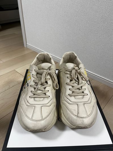 GUCCI Logo Leather Sneaker "White"