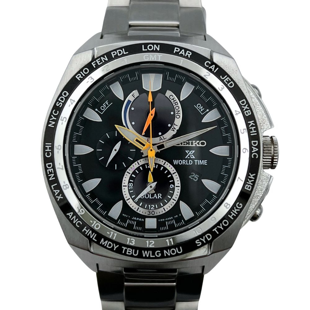 SEIKO セイコー SSC487PC SSC487PC プロスペックス ワールドタイム クロノグラフ ソーラー メンズ 腕時計 C1381