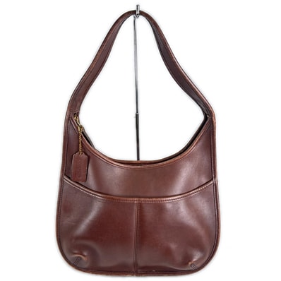 COACH コーチ 9033 ショルダーバッグ オールドコーチ エルゴ ブラウン 牛革 ワンショルダー バッグ レディース