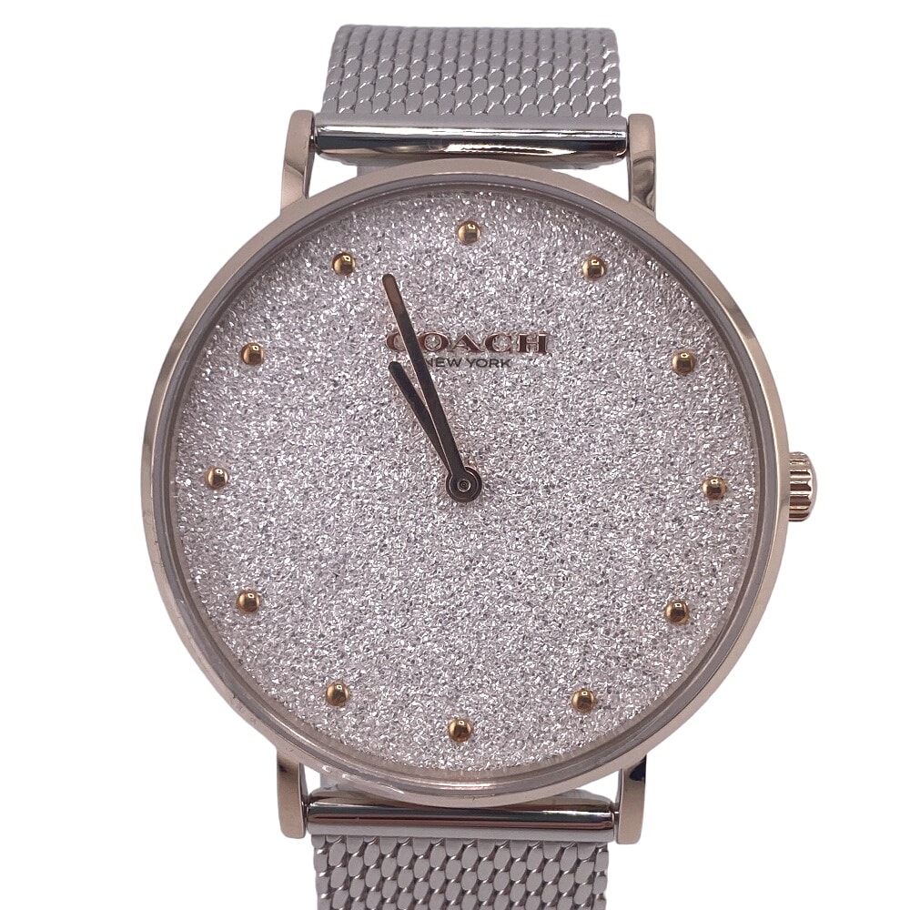 B (目立った傷や汚れなし)】【極美品/希少/スイス製】COACH コーチ