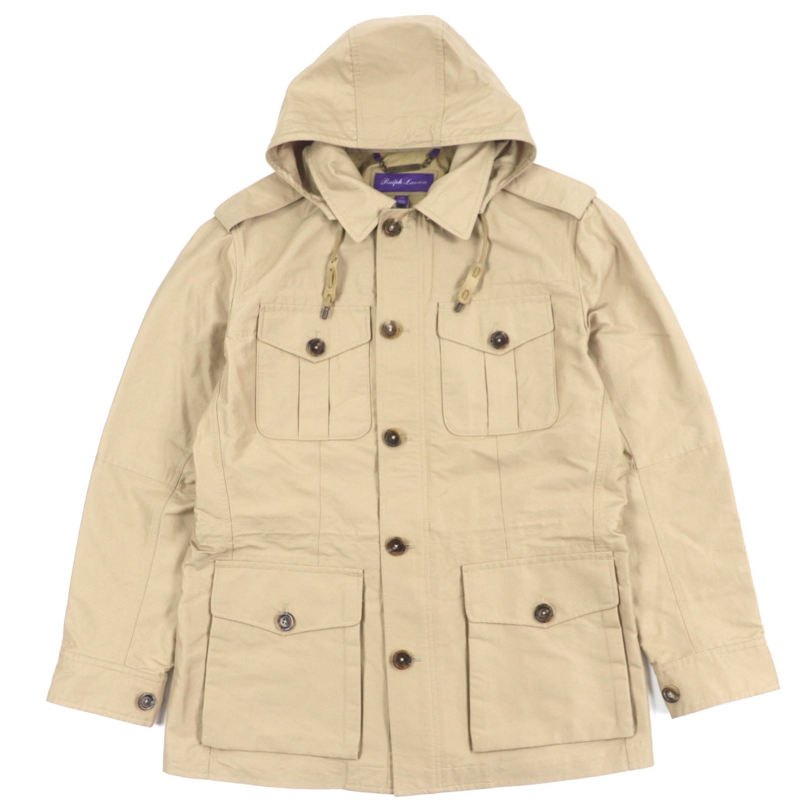 極美品 ラルフローレンパープルレーベル マウンテンパーカー ベージュ メンズ S