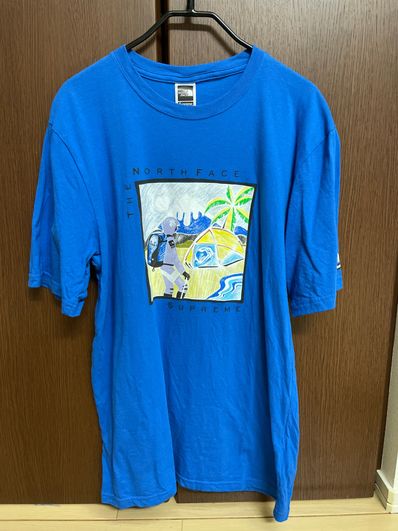 Supreme x The North Face Sketch S/S Top "Blue"