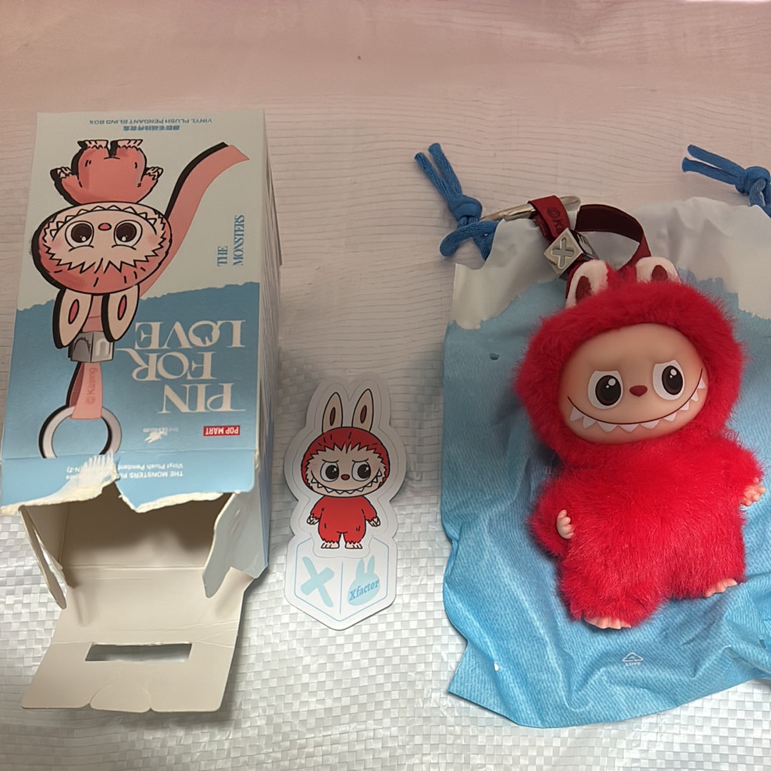 POP MART THE MONSTERS (LABUBU) Pin for Love Series-Vinyl Plush Pendant (N-Z) X