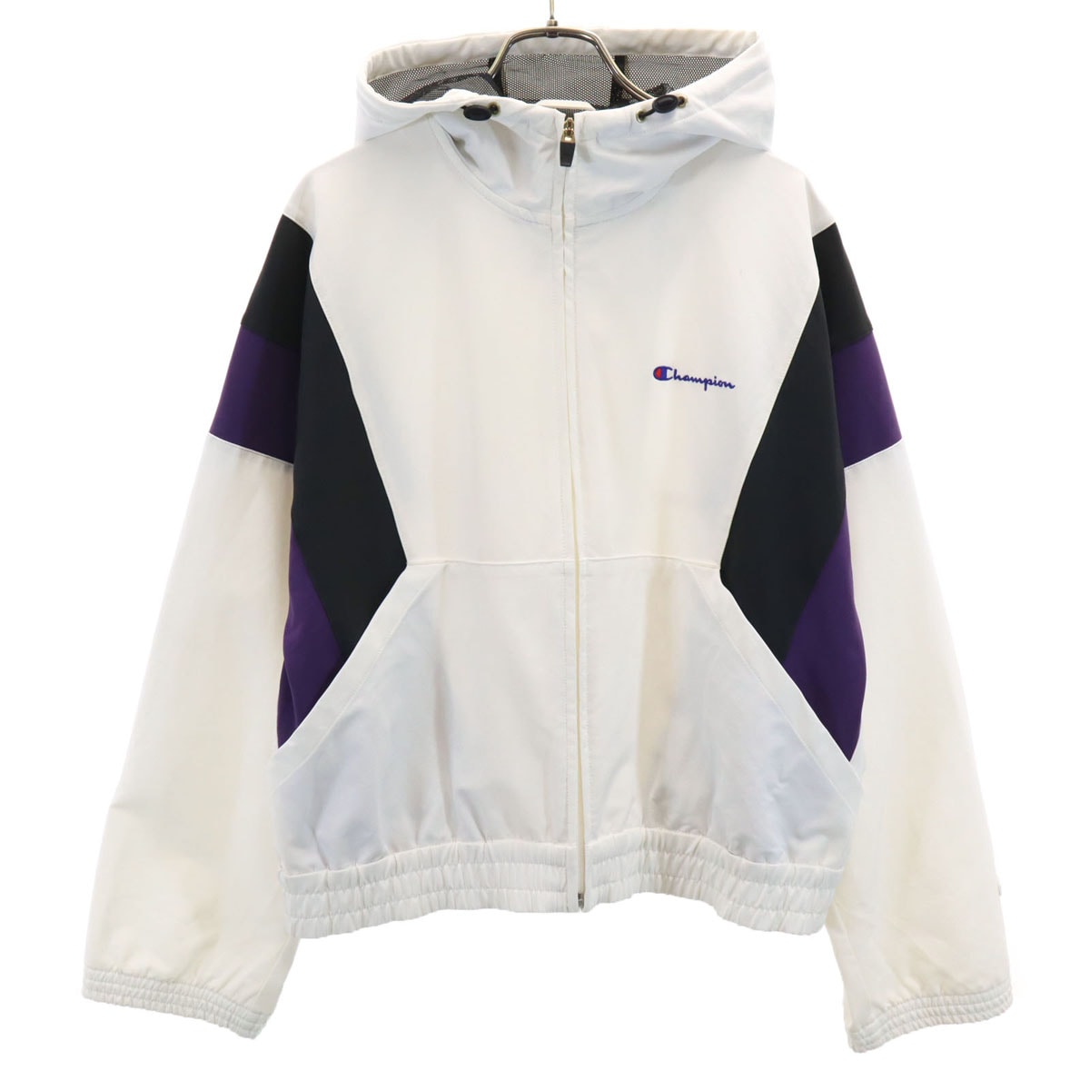 Champion チャンピオン フードジャケット M ホワイト