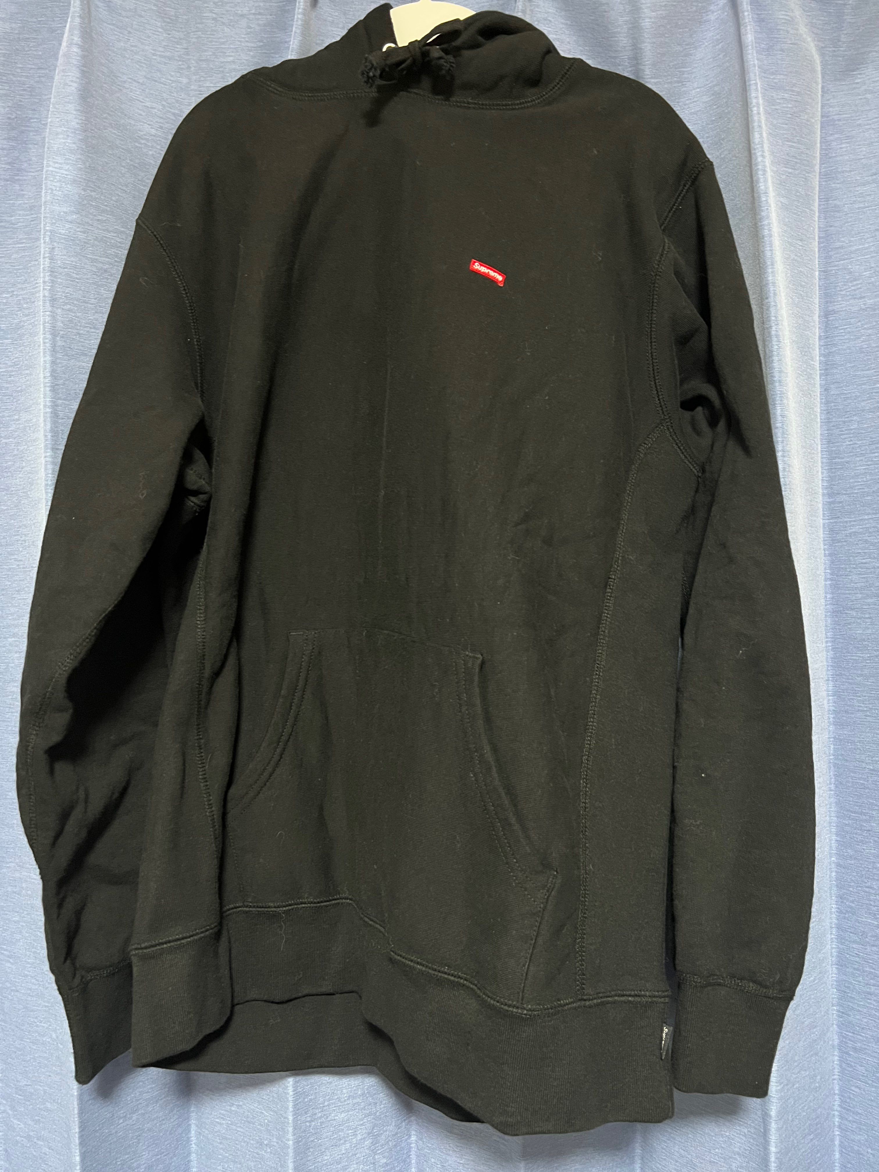 Supreme Small Box Hooded Sweatshirt "Black" (21FW)