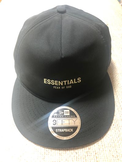 NEW ERA FEAR OF GOD ESSENTIALS RC 9FIFTY LOGO "Black"