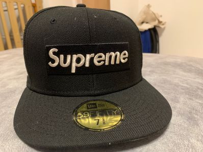 Supreme $1M Metallic Box Logo New Era® "Black"