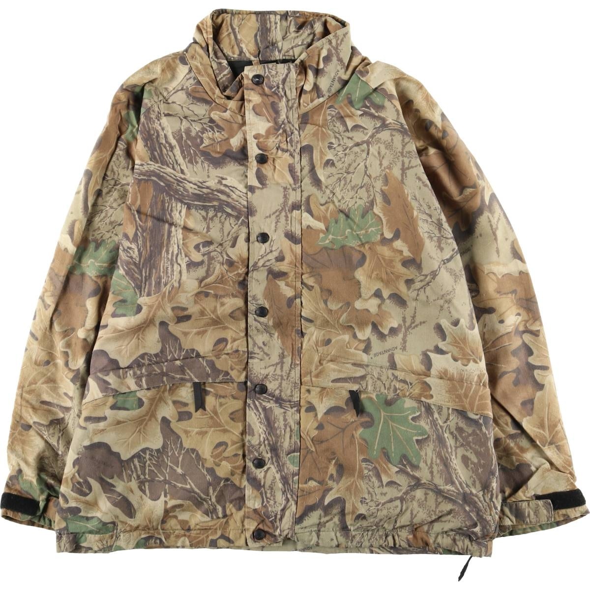 古着 90~00年代 エルエルビーン L.L.Bean 迷彩柄 リアルツリーカモ マウンテンジャケット シェルジャケット メンズL相当 ヴィンテージ/eaa613146