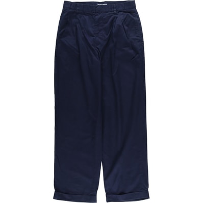 古着 ラルフローレン Ralph Lauren POLO GOLF ポロゴルフ ツータック コットン スラックスパンツ レディースXL(w31)相当/eaa617786