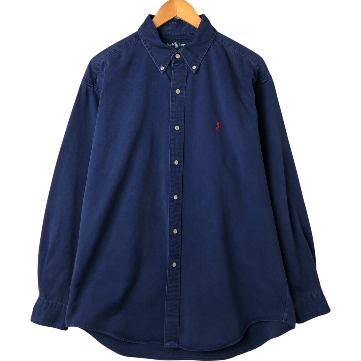 古着 ラルフローレン Ralph Lauren BLAKE 長袖 ボタンダウンシャツ メンズL相当/eaa561025