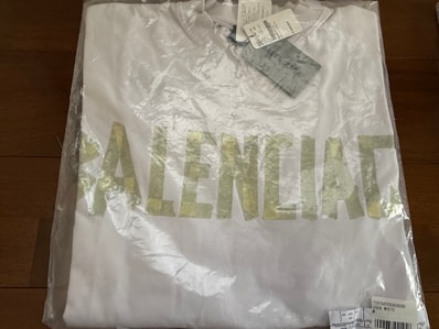 BALENCIAGA Tape Type T-Shirt Medium Fit "White"