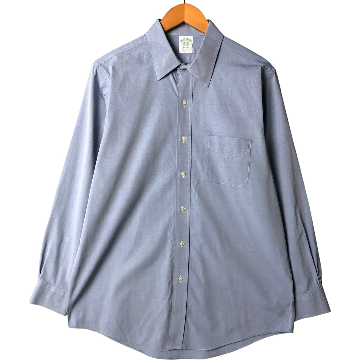 古着 ブルックスブラザーズ Brooks Brothers Est.1818 長袖 コットンシャツ メンズL相当/eaa585291