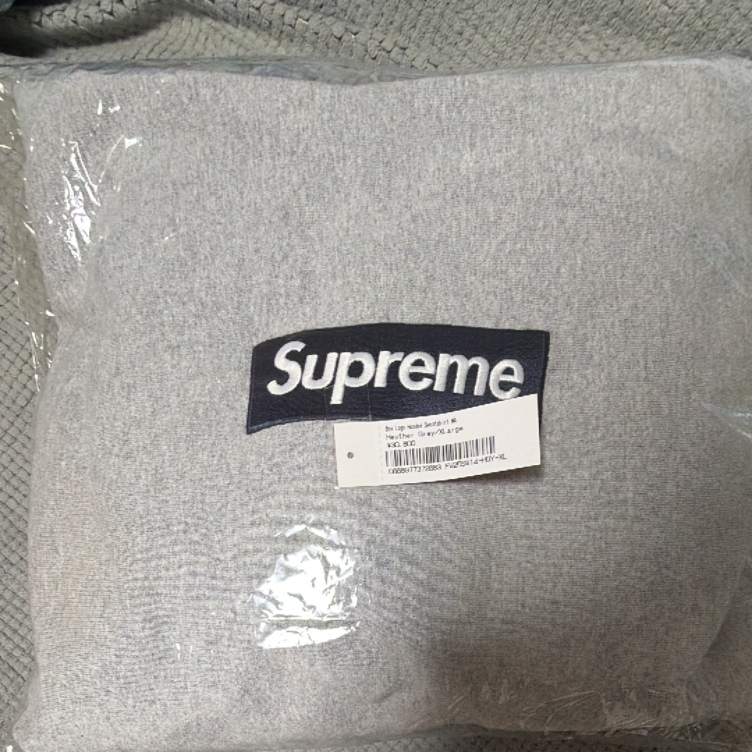Supreme Box Logo Hooded Sweatshirt (25FW) "Heather Grey"