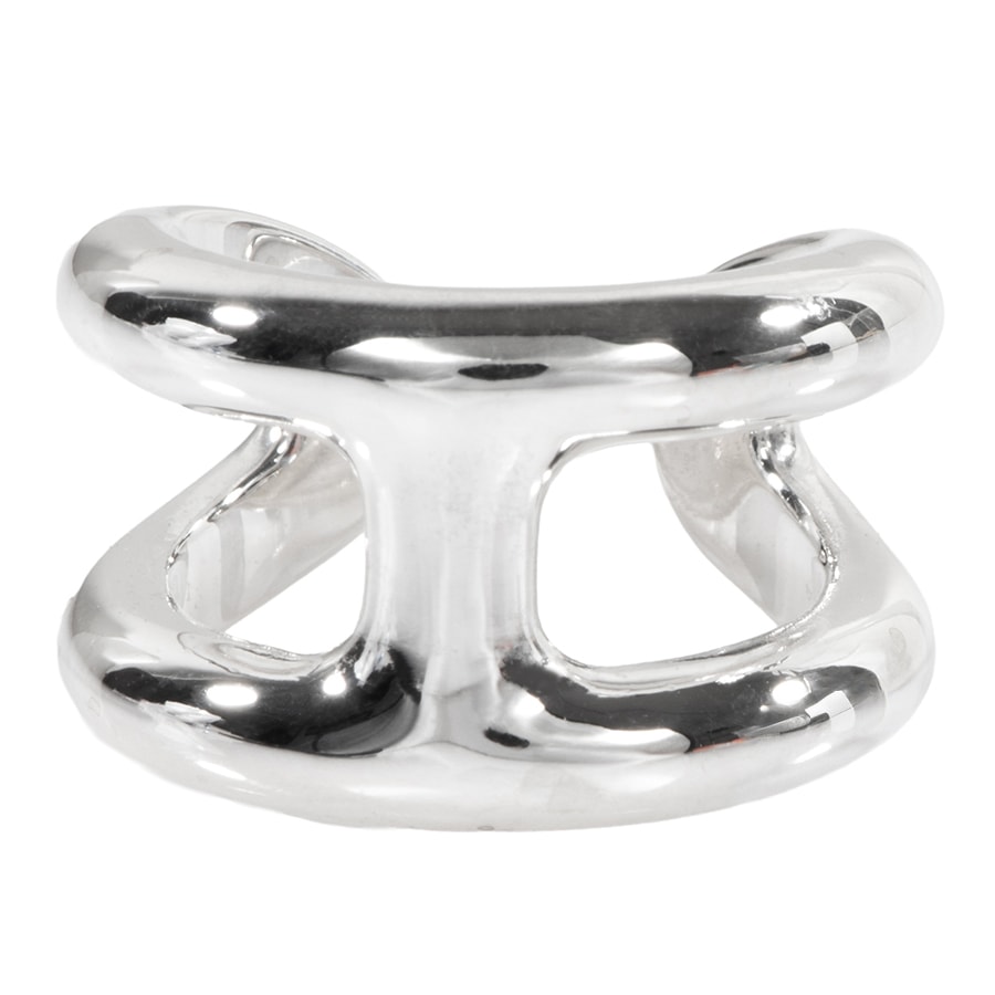 HERMES エルメス オスモズPM リング・指輪 11号 シルバー【中古】