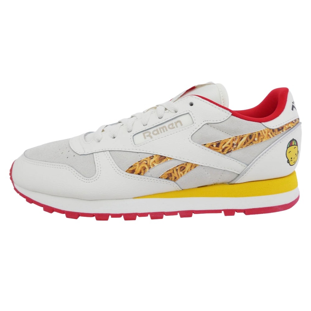 Reebok リーボック スニーカー HP3242 CLASSIC LEATHER atmos x BABY STAR CHALK ベビースター ローカットスニーカー ホワイト系 26.5cm【極上美品】【中古】