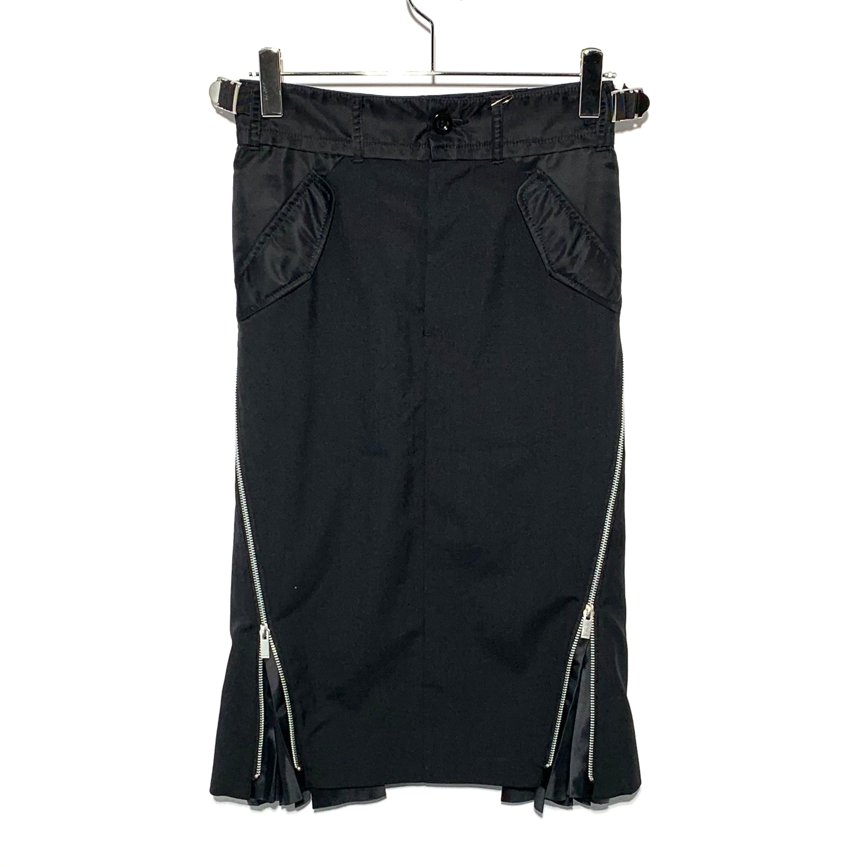 sacai Women's Suiting Mix Skirt "Black"