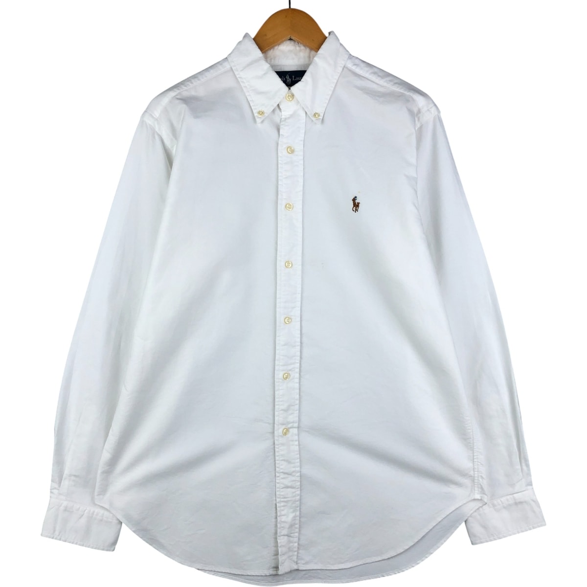 古着 ラルフローレン Ralph Lauren CLASSIC FIT クラシックフィット 長袖 ボタンダウンシャツ メンズL相当/eaa592754