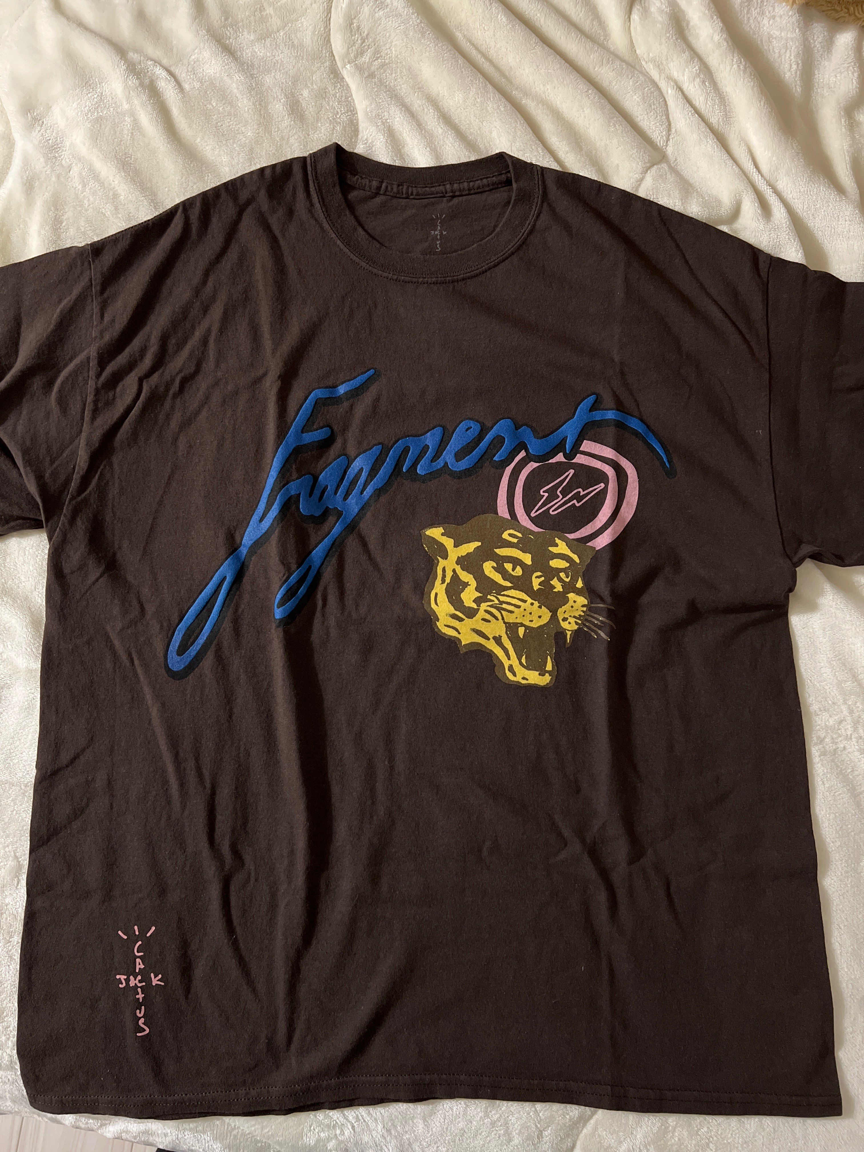 Travis Scott Cactus Jack For Fragment Icons Tee "Brown"