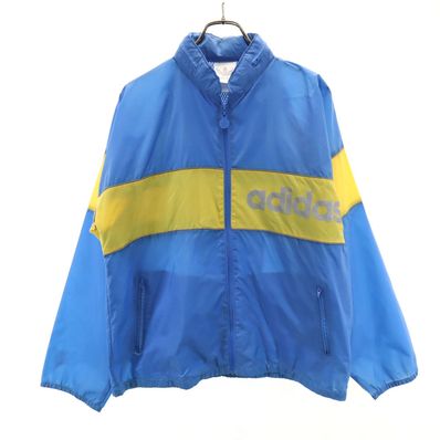 adidas 80s 90s ツートンカラー ウインドブレーカー
