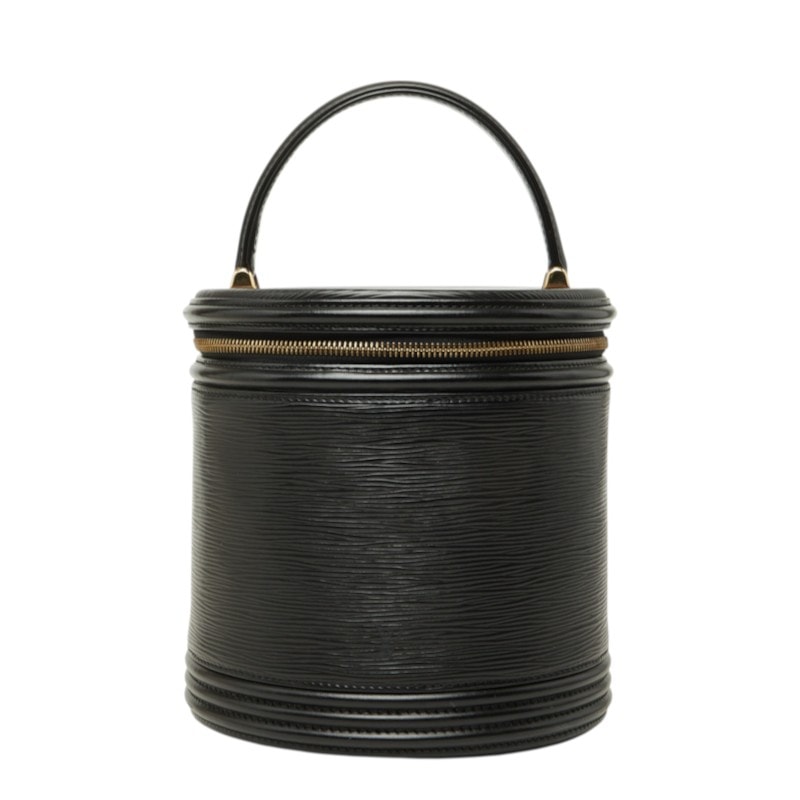 ルイ ヴィトン エピ カンヌ バニティバッグ ハンドバッグ M48032 ノワール ブラック レザー レディース LOUIS VUITTON 中古