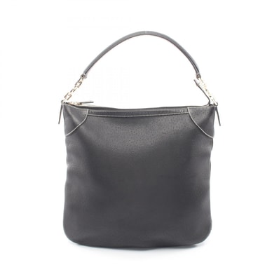 サルヴァトーレフェラガモ Salvatore Ferragamo ガンチーニ ショルダーバッグ バッグ レザー レディース ブラック系 21 4374 【中古】