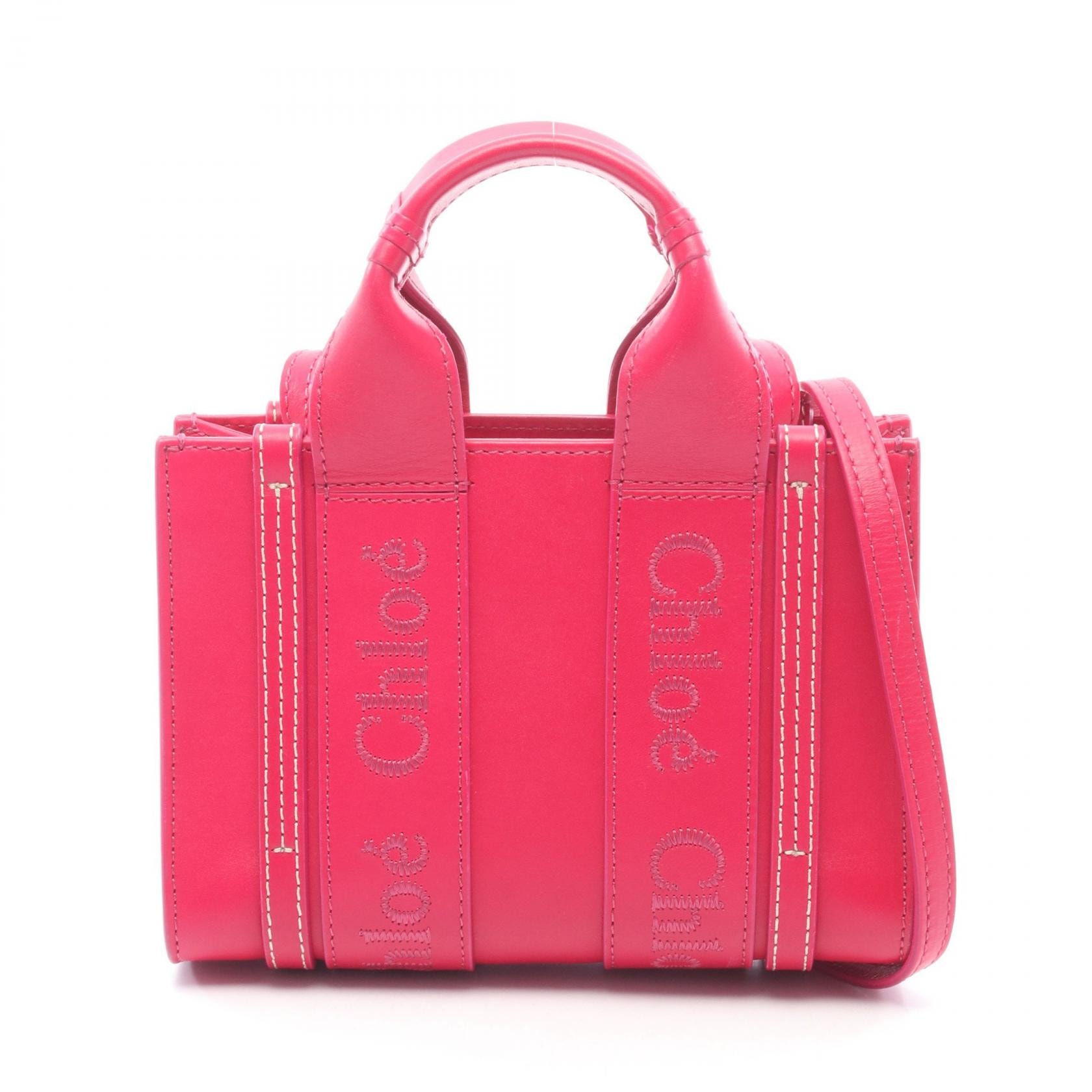 D (傷や汚れあり)】クロエ Chloe ベイ ハンドバッグ バッグ レザー