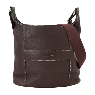 HERMES エルメス ショルダーバッグ グッドニュース PM ルージュアッシュ トリヨンクレマンス シルバー金具 □L刻印 SAランク【中古】
