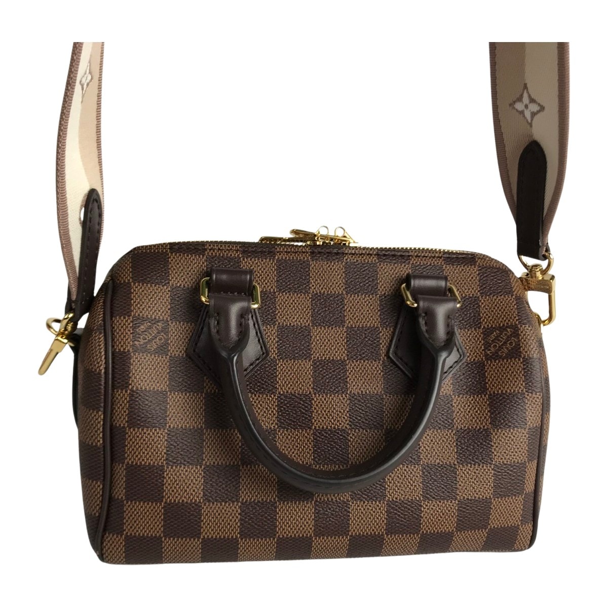 LOUIS VUITTON ルイヴィトン ショルダーバッグ ダミエ・エベヌ スピーディ・バンドリエール20 N40489 ブラウン