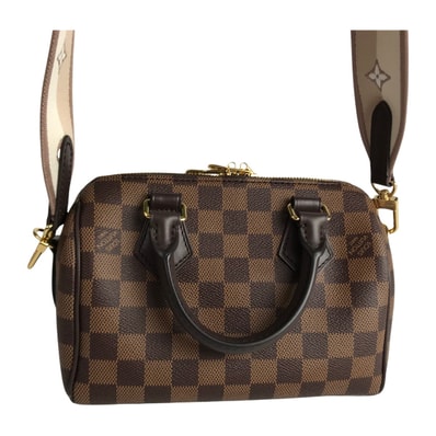 LOUIS VUITTON ルイヴィトン ショルダーバッグ ダミエ・エベヌ スピーディ・バンドリエール20 N40489 ブラウン