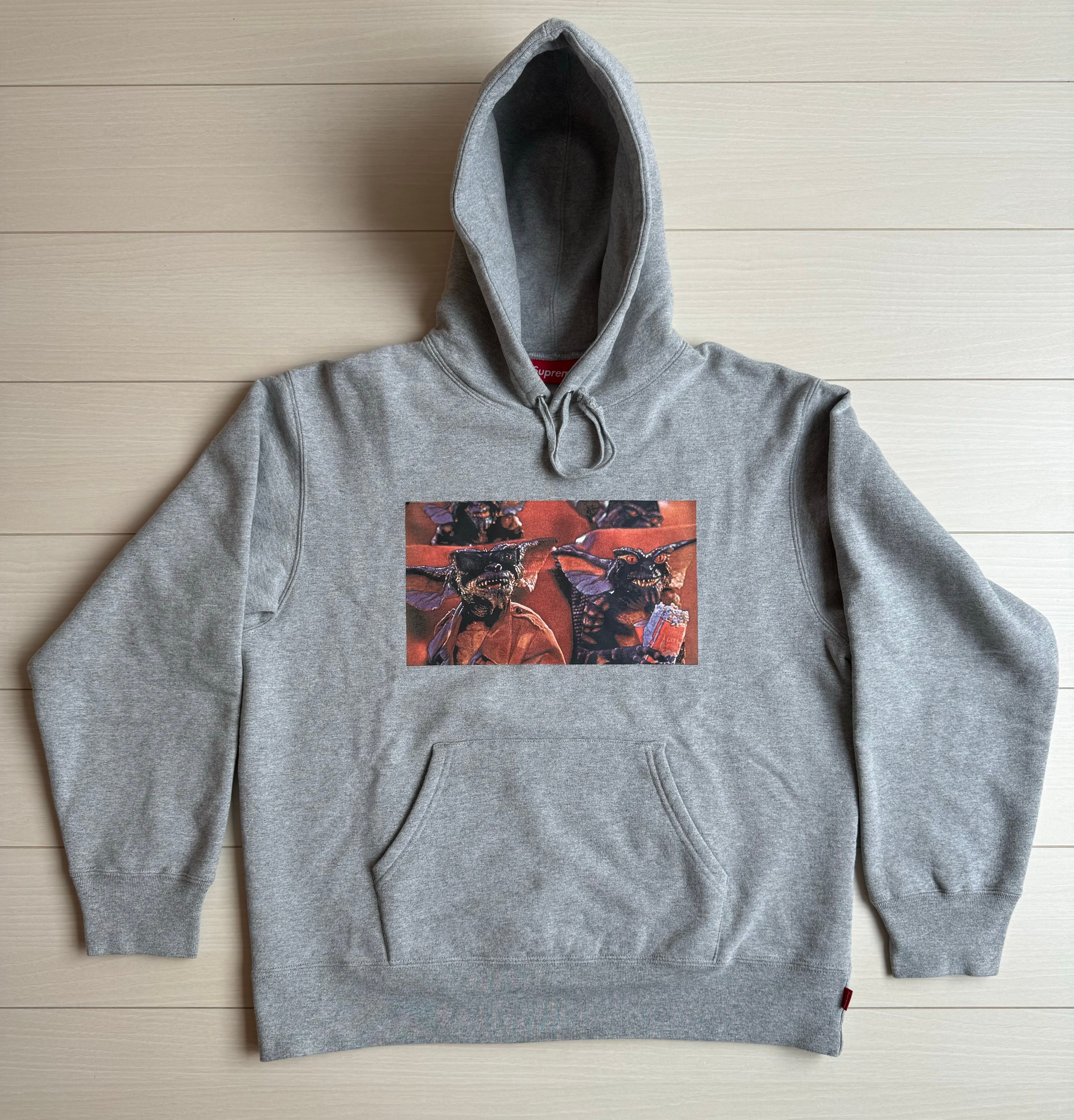 Supreme Gremlins Hooded Sweatshirt "Heather Grey"