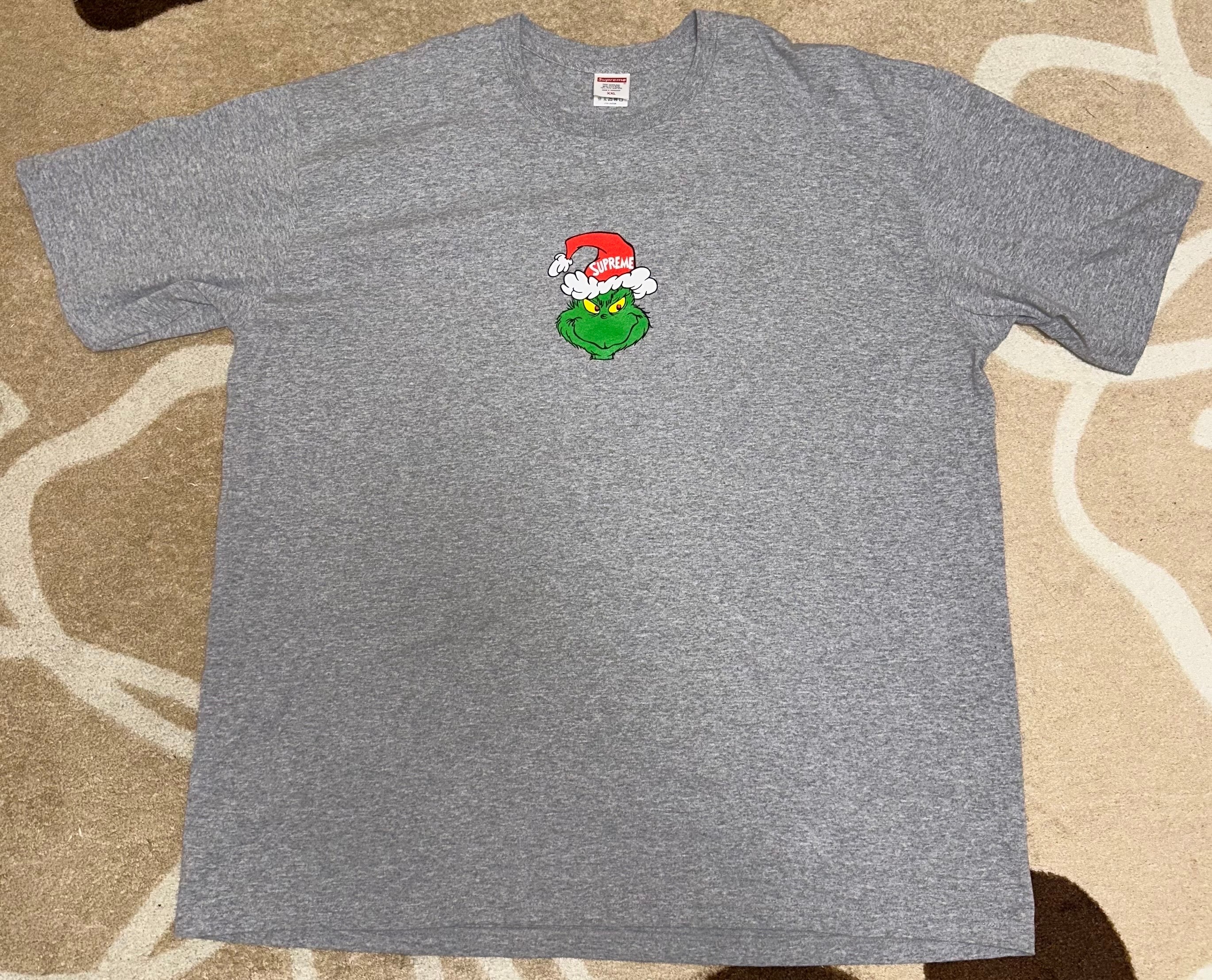Supreme Grinch Tee "Heather Grey"