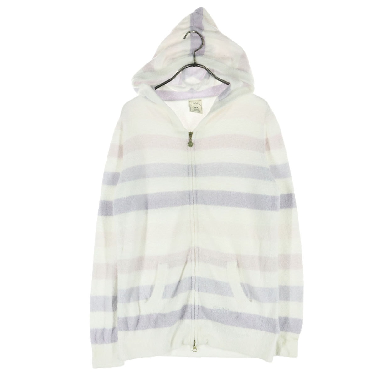 gelato pique ジェラートピケ ボーダー柄 長袖 ルームウェア F パープル