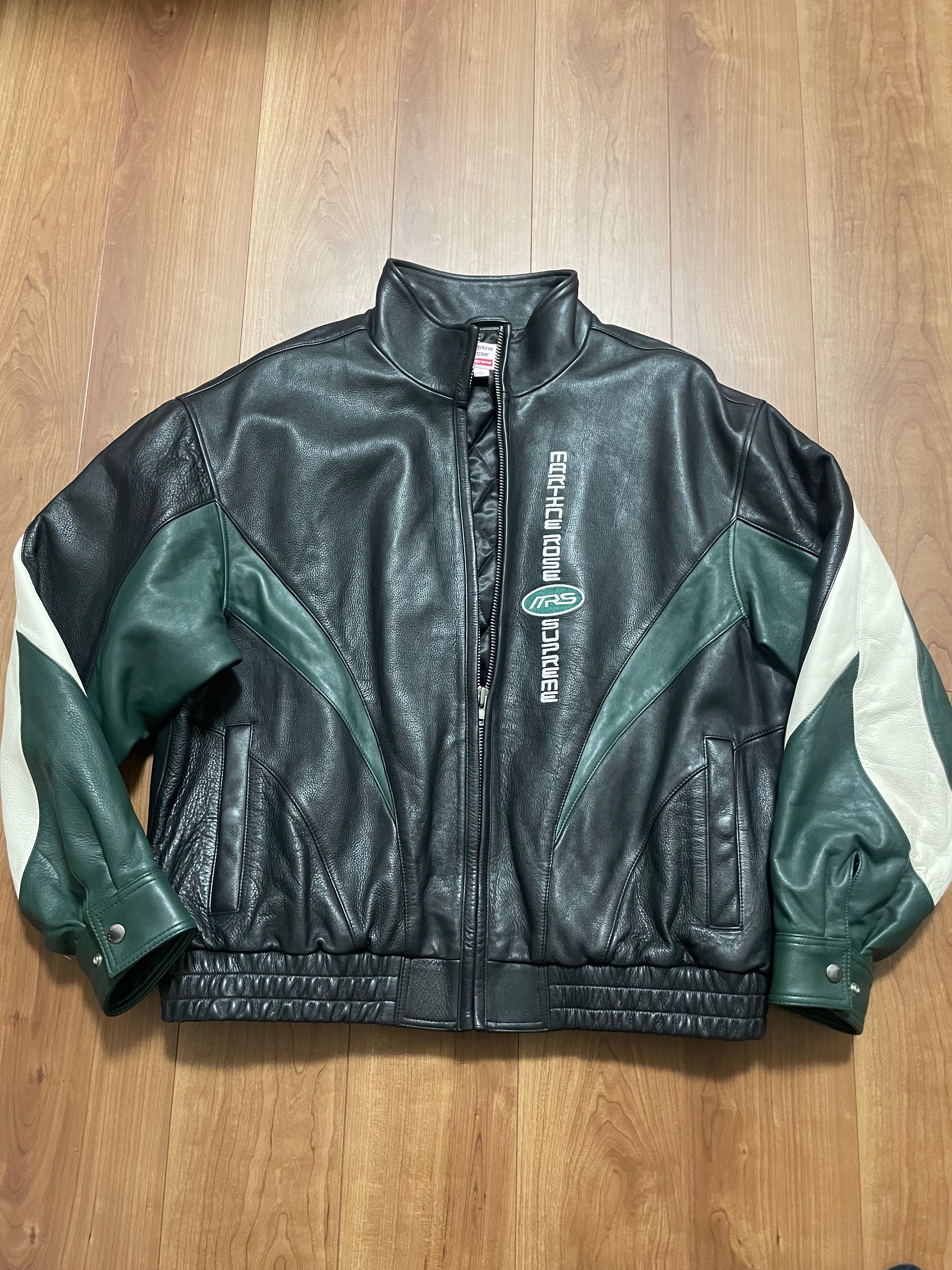 Supreme x Martine Rose Leather Jacket "Black"