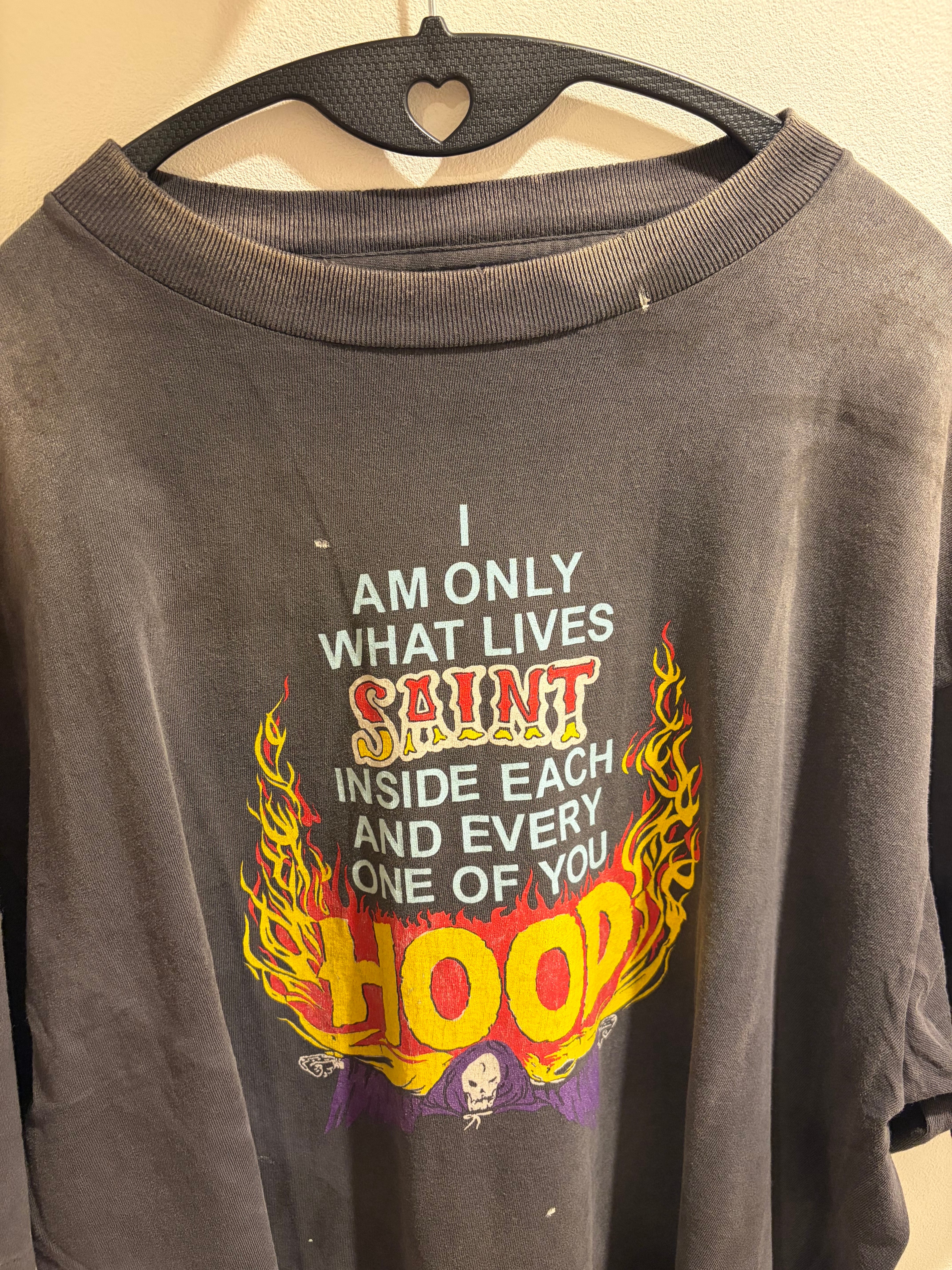 SAINT Mxxxxxx x NEIGHBORHOOD SS Tee STHD.HOOD "Black"