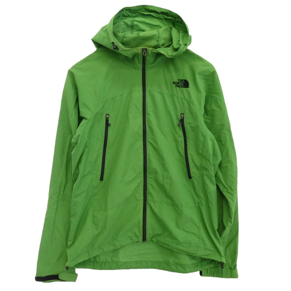 THE NORTH FACE ノースフェイス ナイロンジャケット NP21210 EVOLUTION JACKET エボリューション ナイロン フーデッド ジャケット グリーン系 L【中古】