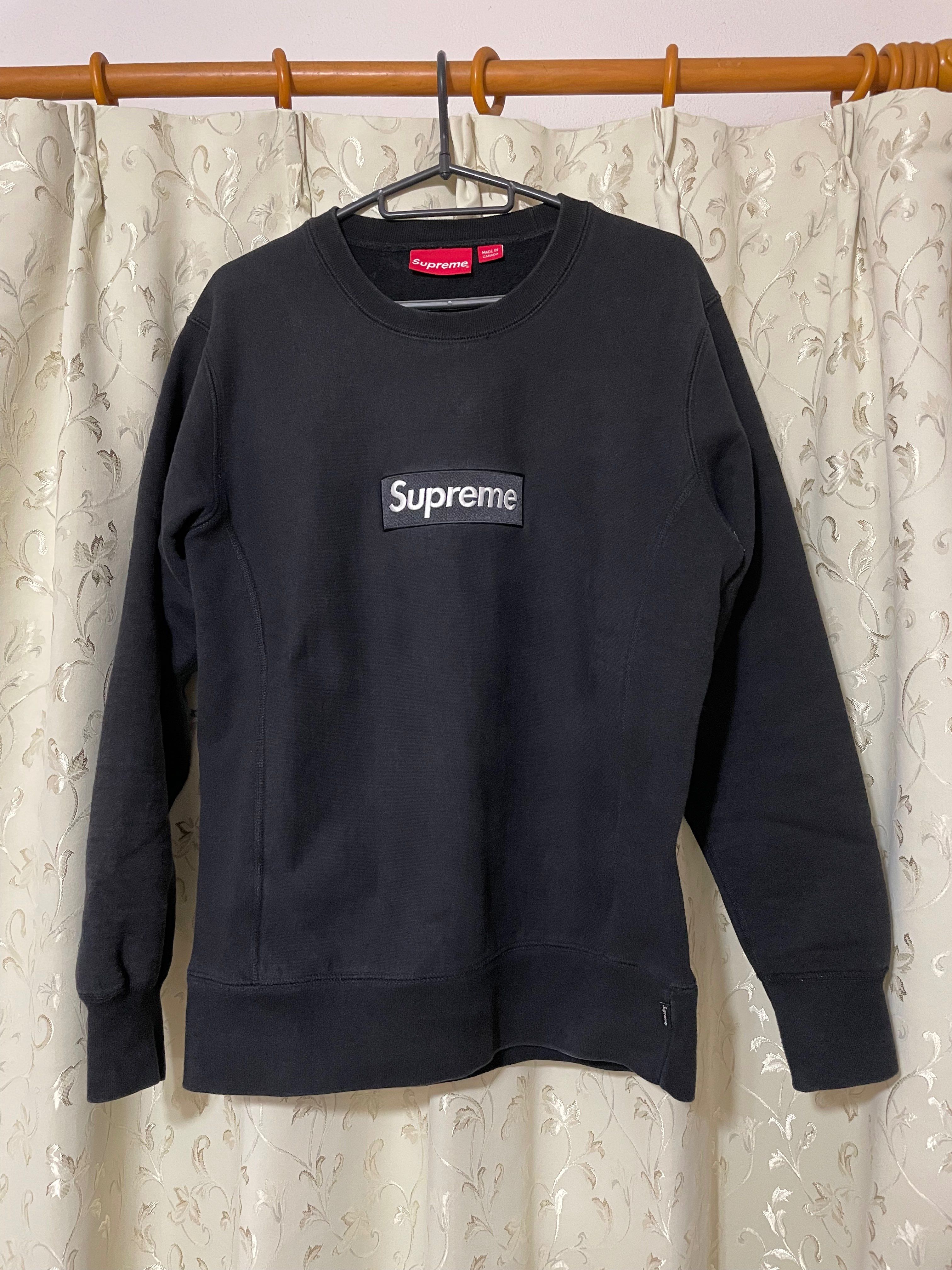 Supreme Box Logo Crewneck Sweatshirt "Black" (18FW)