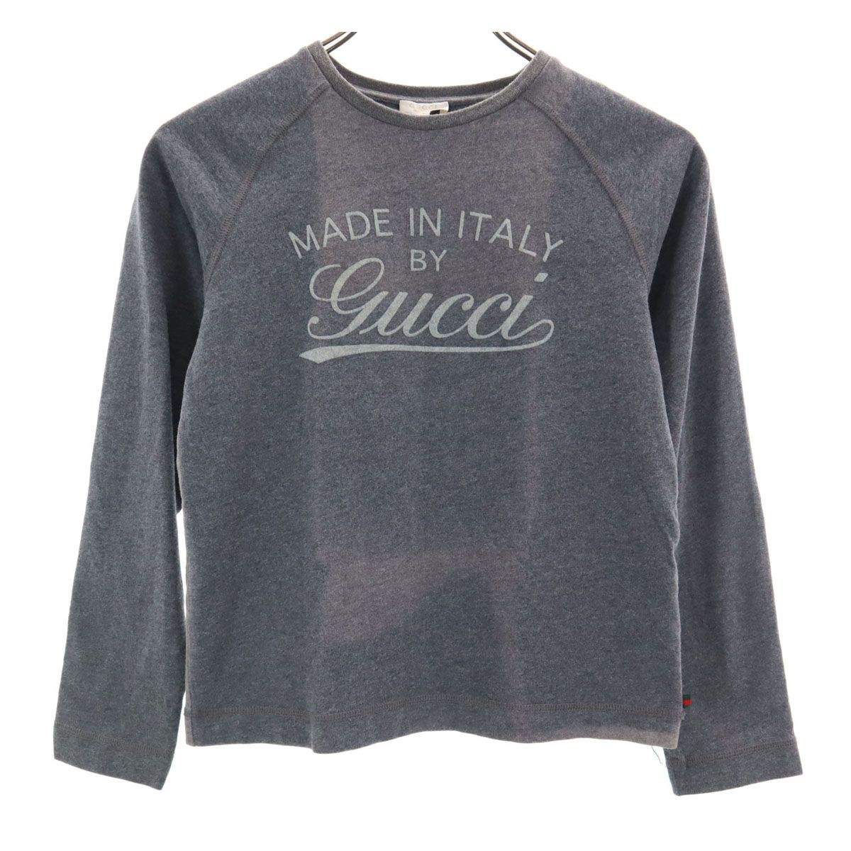 GUCCI グッチ イタリア製 長袖 Tシャツ 10 グレー ロンT