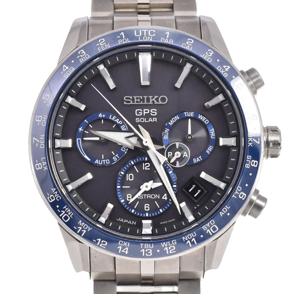 セイコー SEIKO SBXC001/5X53-0AB0 アストロン チタン ソーラー GPS衛星電波 メンズ 内箱・保証書付き M#145210