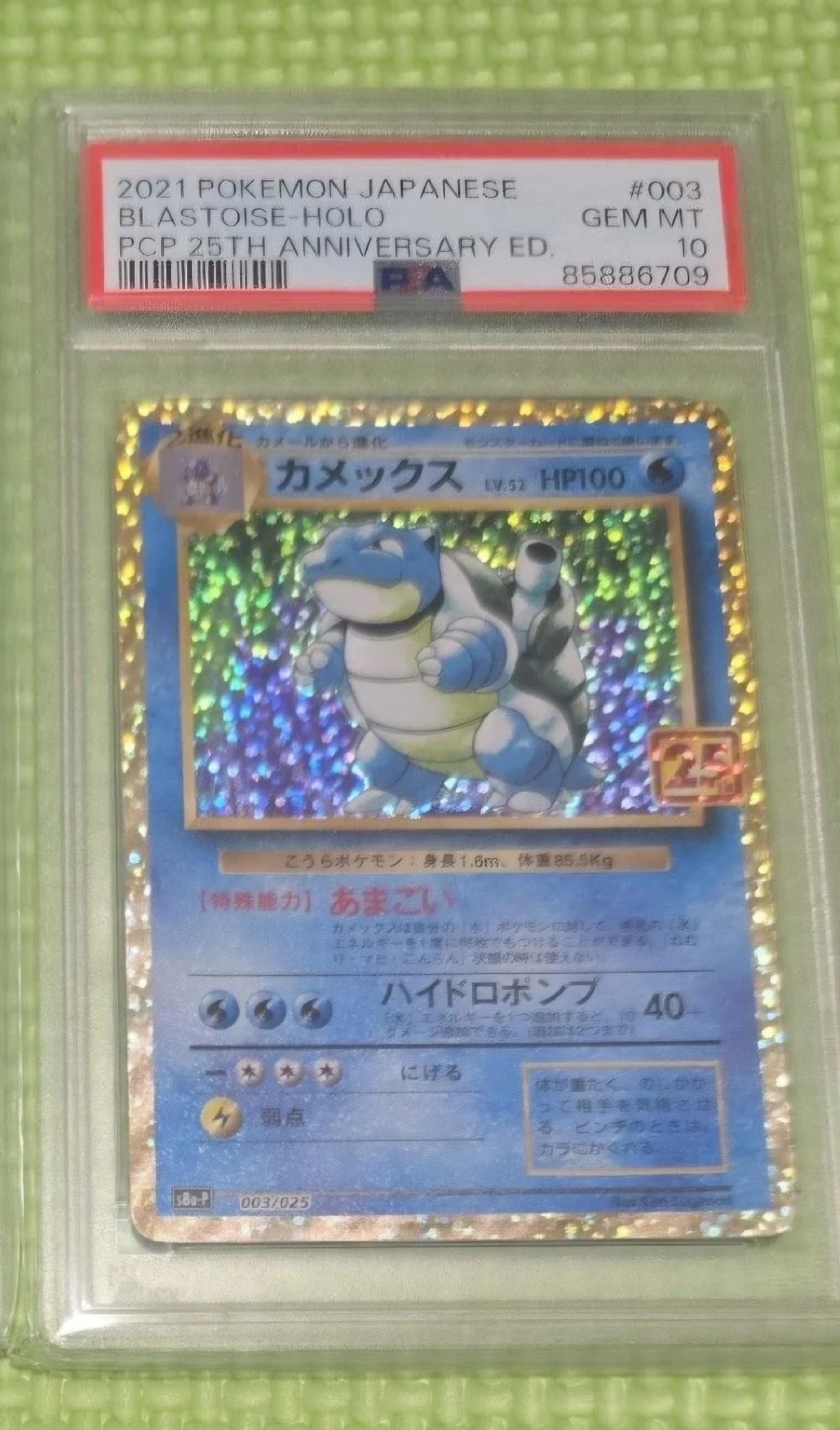 PSA10】カメックス: プロモ[S8a-P 003/025](プロモカードパック 25th