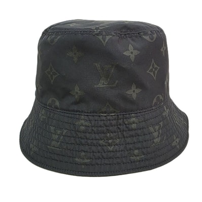 LOUIS VUITTON ルイ・ヴィトン バケットハット・モノグラム ブラスト 撥水加工 リバーシブル モノグラム ハット M5273L ナイロン ブラック 【中古】