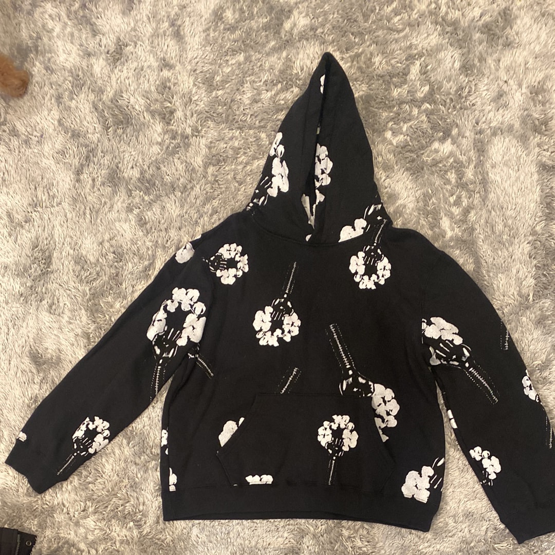 Ｄenim Tears Hardies Tears Fist Ｗreath Hoodie