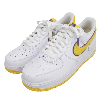 ナイキ 新品同様 Air Force 1 Low Retro QS Varsity Maize and Purple シューズ メンズ ホワイト 27.5cm FZ1151-100 27.5