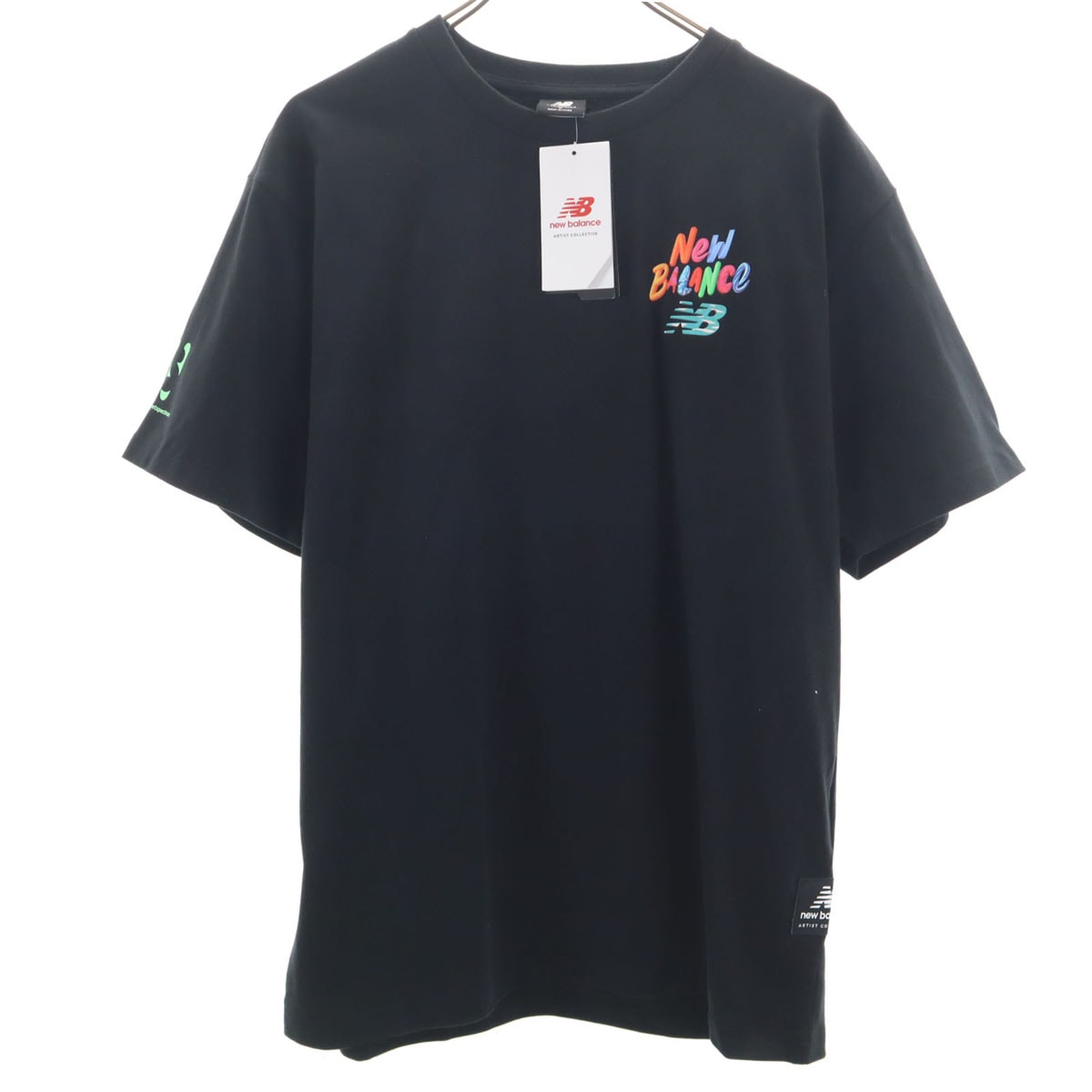 未使用 NEW BALANCE ニューバランス 半袖 Tシャツ L ブラック