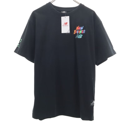 未使用 NEW BALANCE ニューバランス 半袖 Tシャツ L ブラック