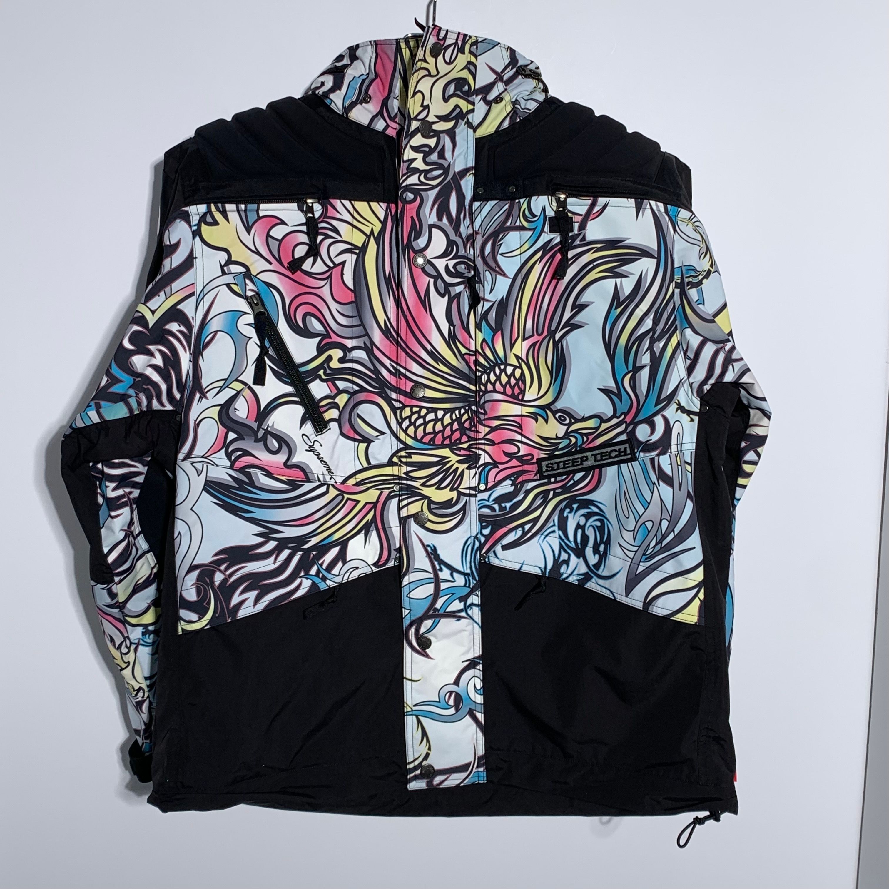 Supreme x The North Face Steep Tech Apogee Jacket "Multicolor Dragon"