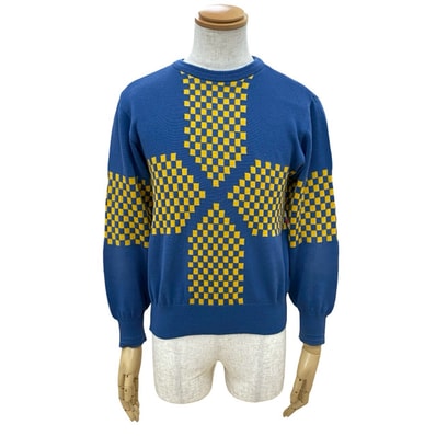 Christian Dior ディオール ウール セーター ブルー
08987