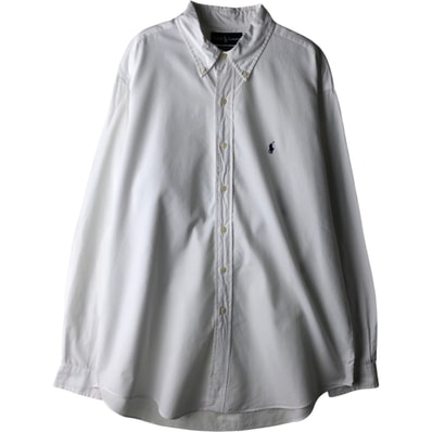 古着 ラルフローレン Ralph Lauren CLASSIC FIT クラシックフィット 長袖 ボタンダウンシャツ メンズXL相当/eaa477476