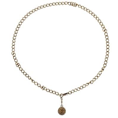 CHANEL シャネル ベルト ラウンド ココマーク ヴィンテージ アクセサリー GP レディース 約112.0g 1982年【中古品】