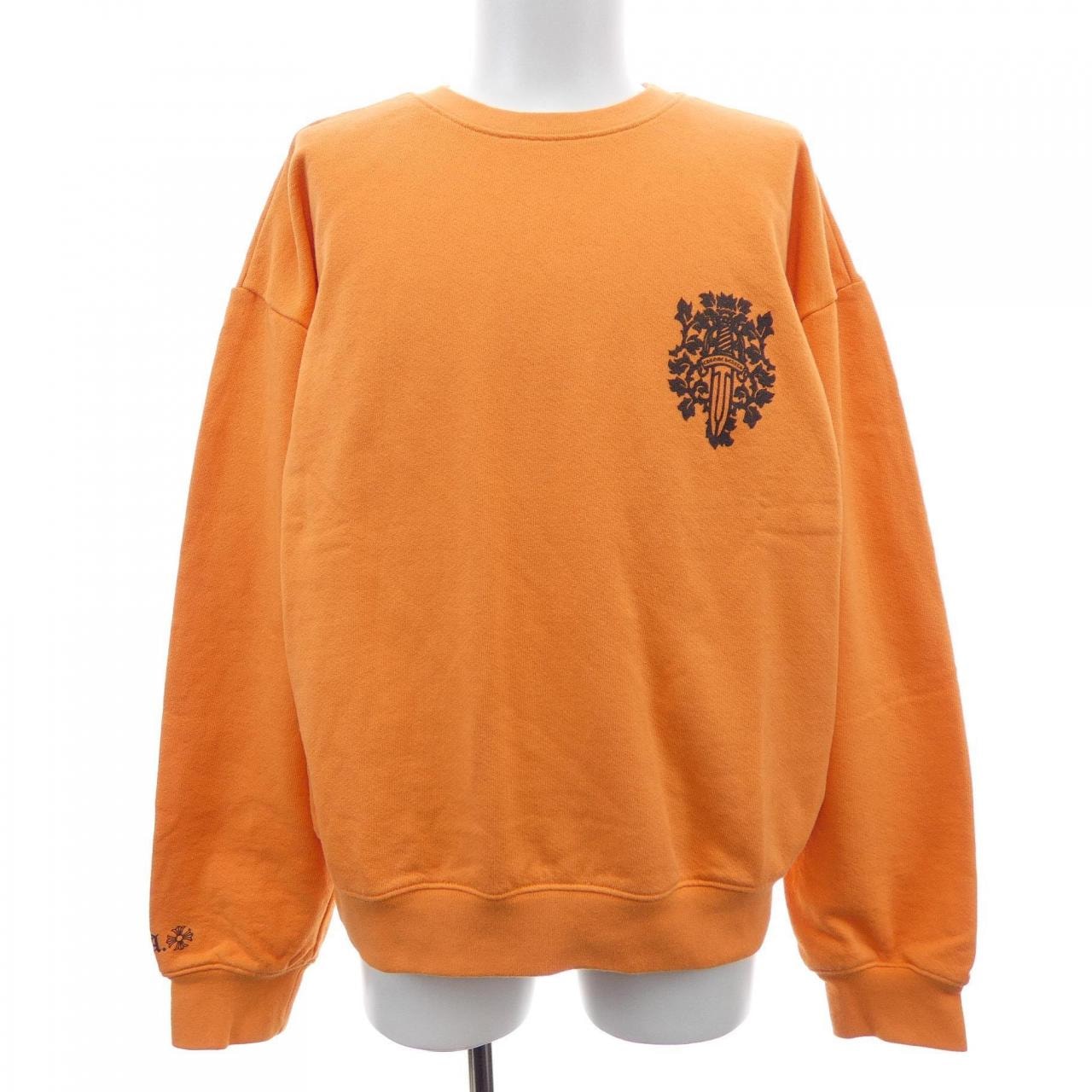 Chrome Hearts Vine Dagger Crewneck Sweatshirt "Orange"