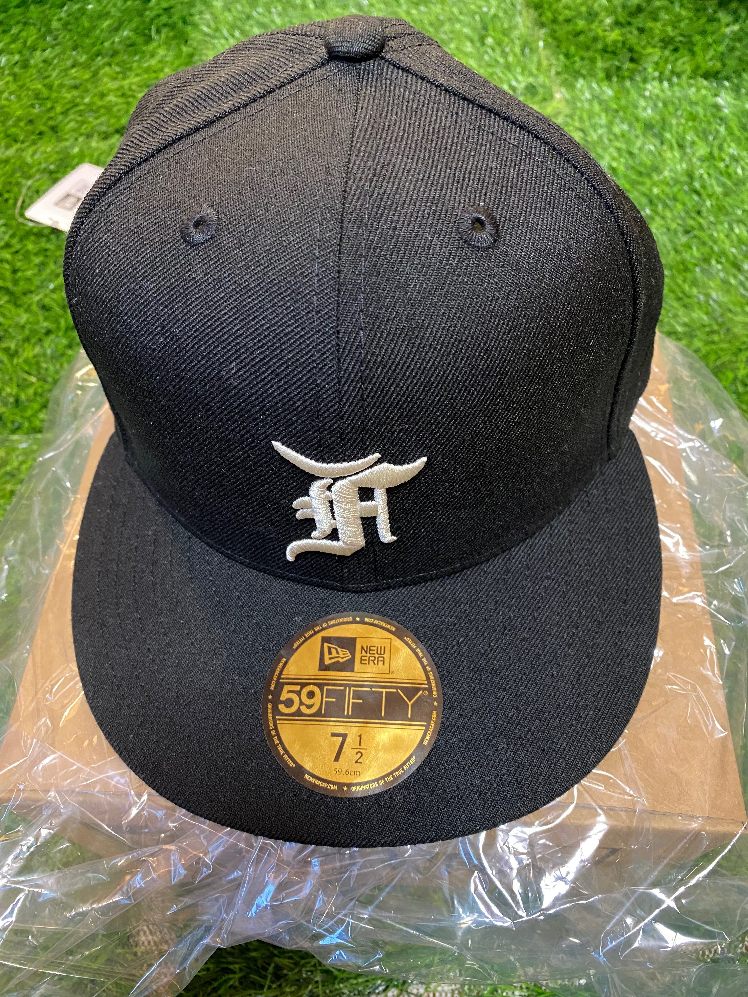 NEW ERA FEAR OF GOD ESSENTIALS 59FIFTY F LOGO Under Visor "Black"